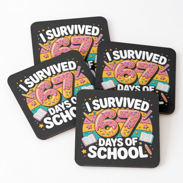 Item preview, i survived 67 days of school six seven meme designed and sold by VividDripCo.