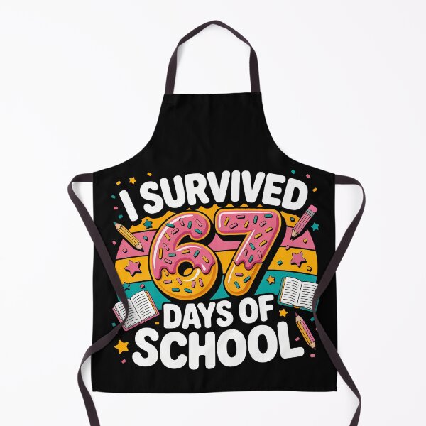 Item preview, i survived 67 days of school six seven meme designed and sold by VividDripCo.
