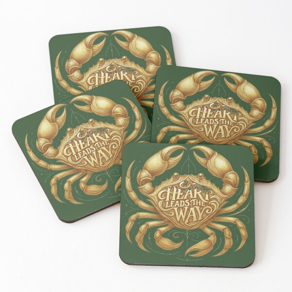 Item preview, Heart Leads the Way Cancer Crab Zodiac Emotional Strength designed and sold by Kony83.