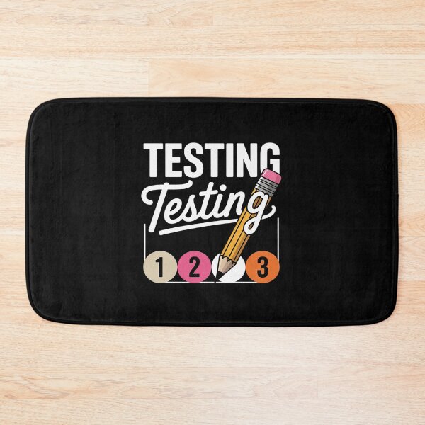 Item preview, Cute Kindergarten Teacher & Apparel Black Testing Day  designed and sold by THagBlue.