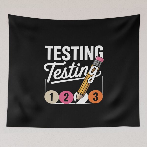 Item preview, Cute Kindergarten Teacher & Apparel Black Testing Day  designed and sold by THagBlue.
