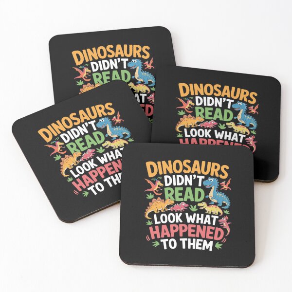 Item preview, Dinosaurs Didnt Read Look What Happened To Them Teacher  designed and sold by THagBlue.