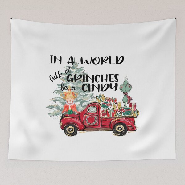 Item preview, Grinch and Cindy Lou Who Christmas Truck Design - Be a Cindy Quote designed and sold by lojadpop.