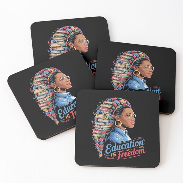 Item preview, Education Is Freedom Black Teacher Books Black History Month 1  designed and sold by THagBlue.