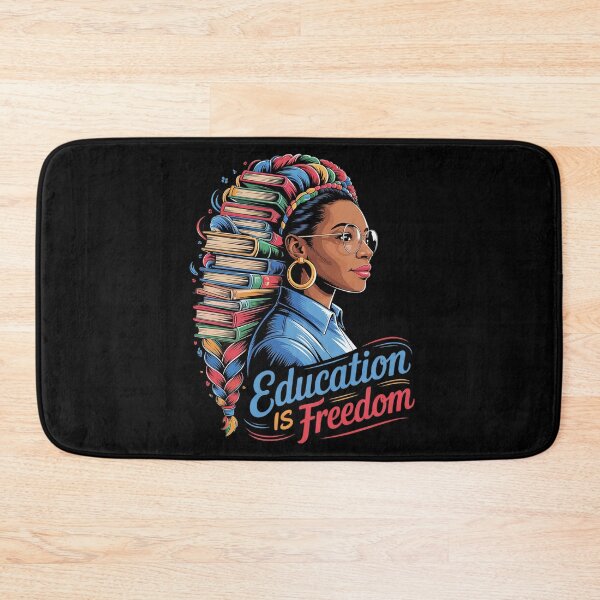 Item preview, Education Is Freedom Black Teacher Books Black History Month 1  designed and sold by THagBlue.