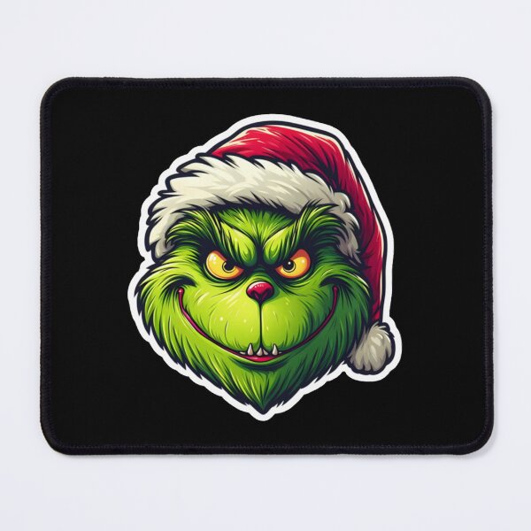 Item preview, Grinch Face Christmas Vibes – Funny Holiday Green Monster Art designed and sold by mautinzreqatz.