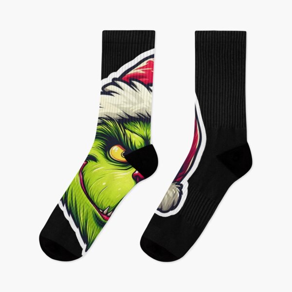 Item preview, Grinch Face Christmas Vibes – Funny Holiday Green Monster Art designed and sold by mautinzreqatz.