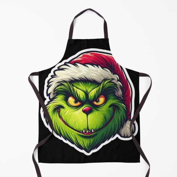 Item preview, Grinch Face Christmas Vibes – Funny Holiday Green Monster Art designed and sold by mautinzreqatz.