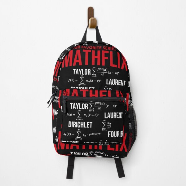 Item preview, Funny Nerdy Your Favorite Series Taylor Laurent Dirichlet Fourier Laplace Hilbert on Mathflix  Math Teacher White Text designed and sold by MathWare MathClips.