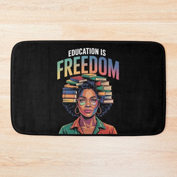 Item preview, Education Is Freedom Black Teacher Books Black History Month 3  designed and sold by THagBlue.