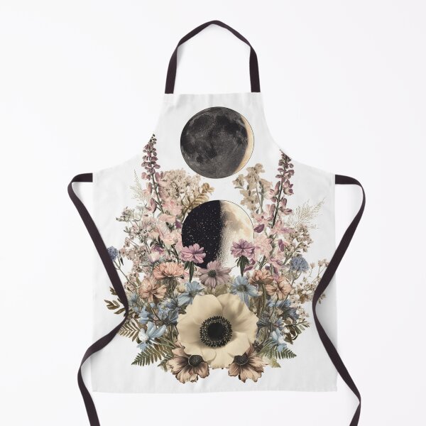 Item preview, Moon Phases Graphic – Lunar Bloom Botanical Art designed and sold by chi3-jp.
