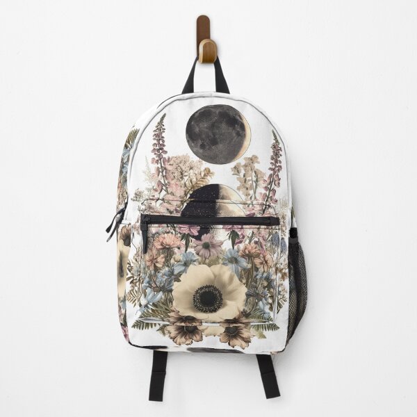 Item preview, Moon Phases Graphic – Lunar Bloom Botanical Art designed and sold by chi3-jp.