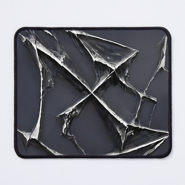 Item preview, Futuristic Metallic Abstract Shattered Design designed and sold by Ekracreatives.