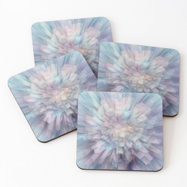 Item preview, Spectrum Harmony – Soft Pastel Refraction Floral Art designed and sold by LUMINOUS GARDEN STUDIO.