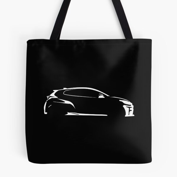 Item preview, GR Yaris Rallye XP210 Minimalist Car Silhouette (White) designed and sold by FearnCreative.