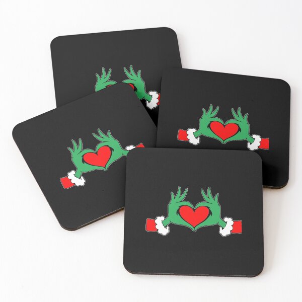 Item preview, Grinch Heart Hands – Funny Christmas Love Design designed and sold by SkylarRonald.