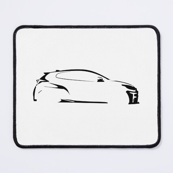 Item preview, GR Yaris Rallye XP210 Minimalist Car Silhouette (Black) designed and sold by FearnCreative.