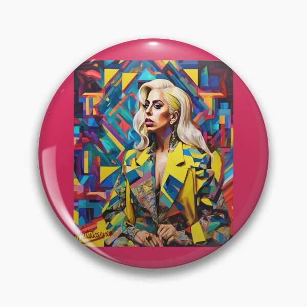 Artikelvorschau, „Exzentrischer Glamour: Lady Gaga in der Pop Art“ entworfen und verkauft von Artisticanvas.
