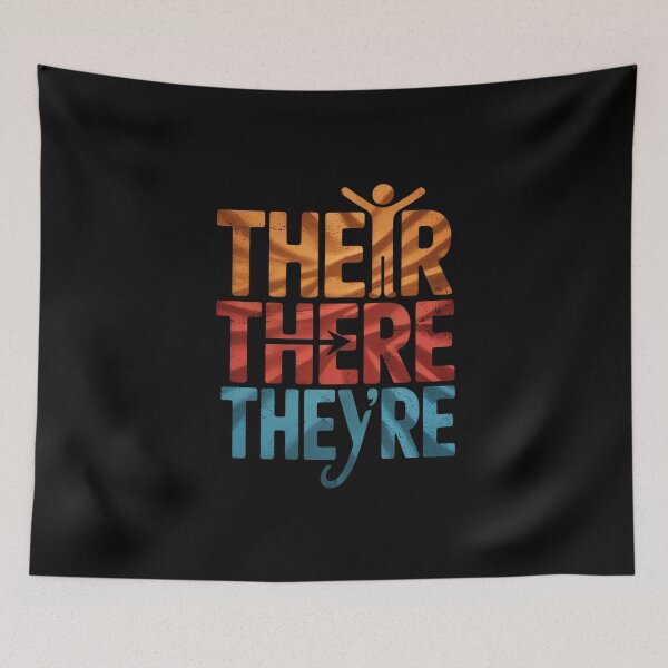 Item preview, English Teacher Their There Theyre Grammar Men Women  designed and sold by BeetleMalon.