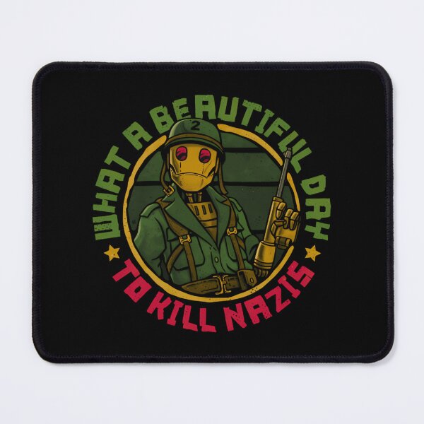Item preview, What A Beautiful Day G.I Robot Meme designed and sold by NatKrajcik.