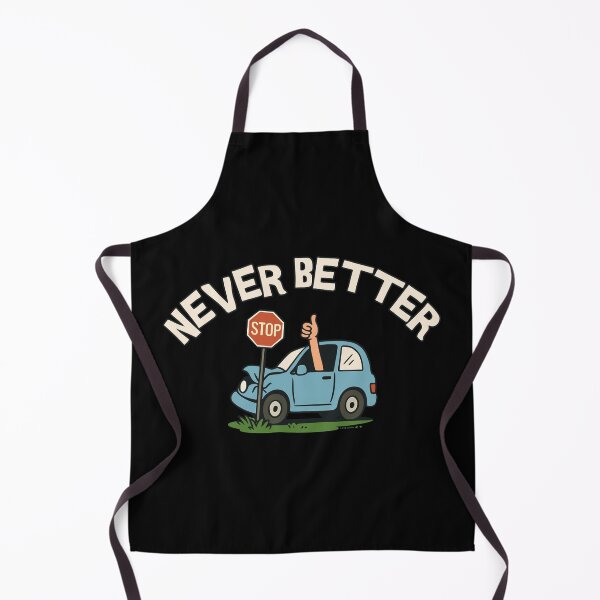 Item preview, Never Better - Thumbs Up Crash Scene designed and sold by Automotive Art by Greg.