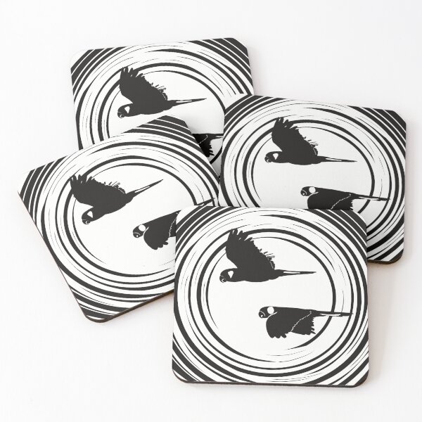 Item preview, Cockatoos and a blazing white sun designed and sold by Old Friends.