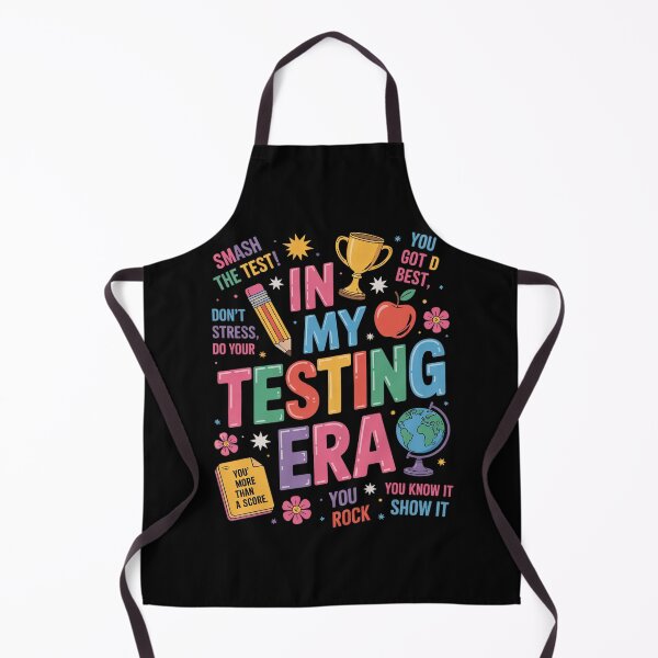 Item preview, Groovy In My Testing Era Motivational Teacher Test Day designed and sold by BeetleMalon.