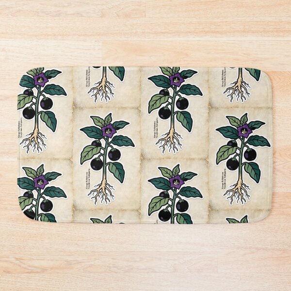 Item preview, Vintage Belladonna Print | Dark Academia Botanical Illustration | Scholar Decor designed and sold by JACI'S STORE.