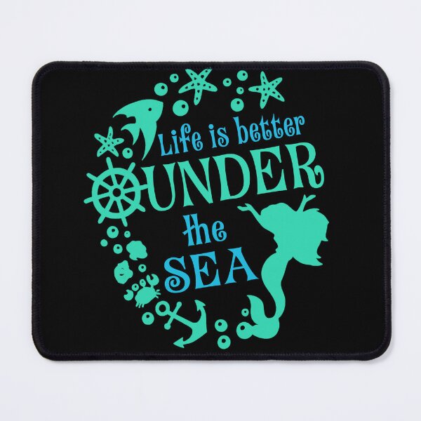 Item preview, Nautical Mermaid "Under the Sea" T-Shirt designed and sold by TinaMDedrick.