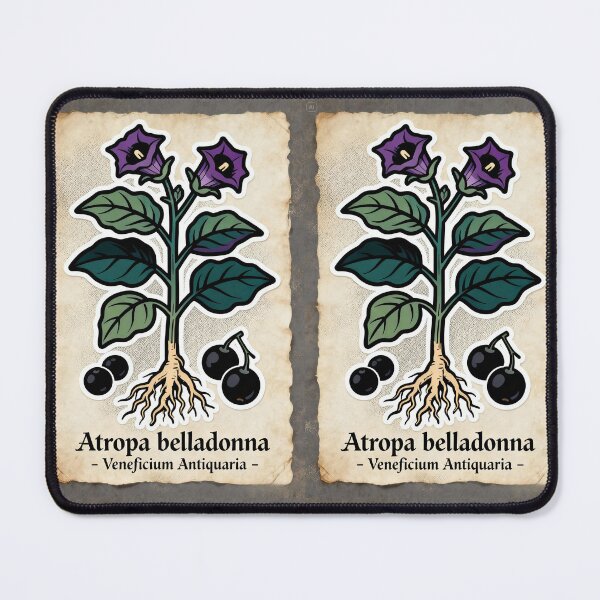 Item preview, Vintage Belladonna Print | Dark Academia Botanical Illustration | Scholar Decor designed and sold by JACI'S STORE.