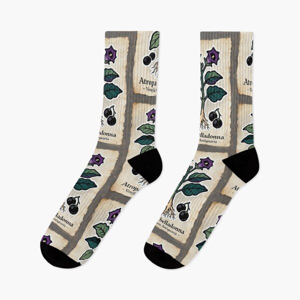 Item preview, Vintage Belladonna Print | Dark Academia Botanical Illustration | Scholar Decor designed and sold by JACI'S STORE.