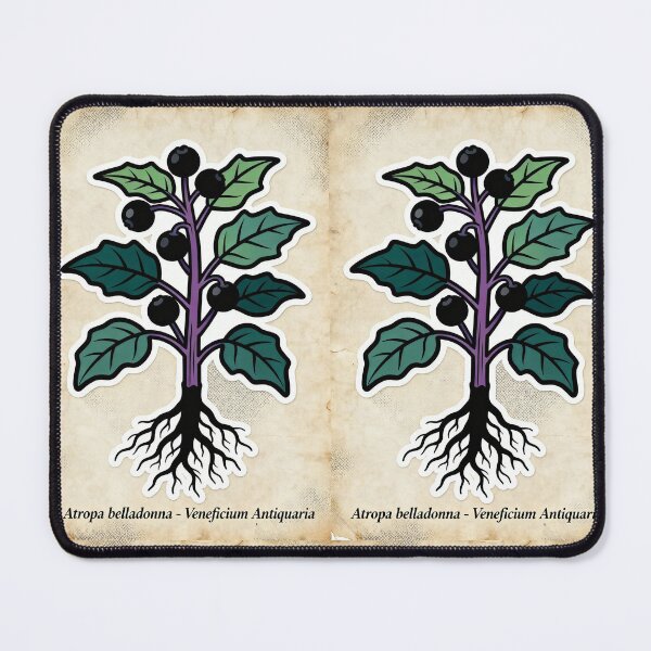 Item preview, Vintage Belladonna Print | Dark Academia Botanical Illustration | Scholar Decor designed and sold by JACI'S STORE.