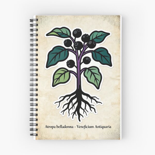 Item preview, Vintage Belladonna Print | Dark Academia Botanical Illustration | Scholar Decor designed and sold by JACI'S STORE.