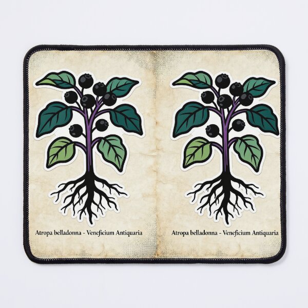 Item preview, Vintage Belladonna Print | Dark Academia Botanical Illustration | Scholar Decor designed and sold by JACI'S STORE.
