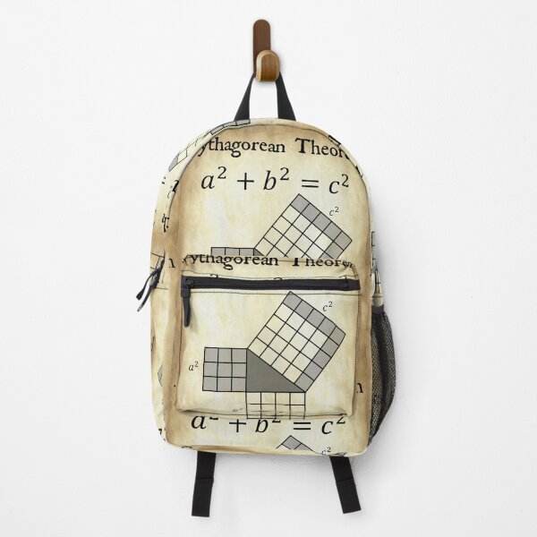 Item preview, Nerdy Vintage  Pythagorean Theorem 3-4-5 Triangle Math Teacher Black Text Parchment designed and sold by MathWare MathClips.