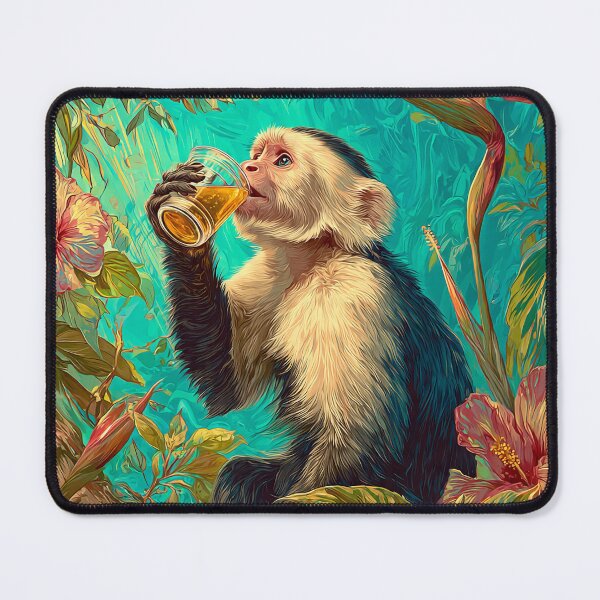 Item preview, Tropical Carablanca Monkey designed and sold by TicoTuftCR.
