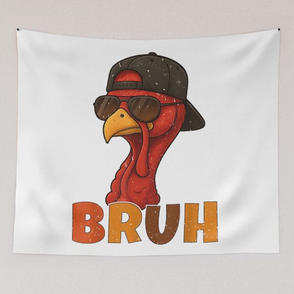 Item preview, Bruh Turkey Funny Thanksgiving Hip Hop Style Cool Bird Humor Gift designed and sold by HuserPiri.
