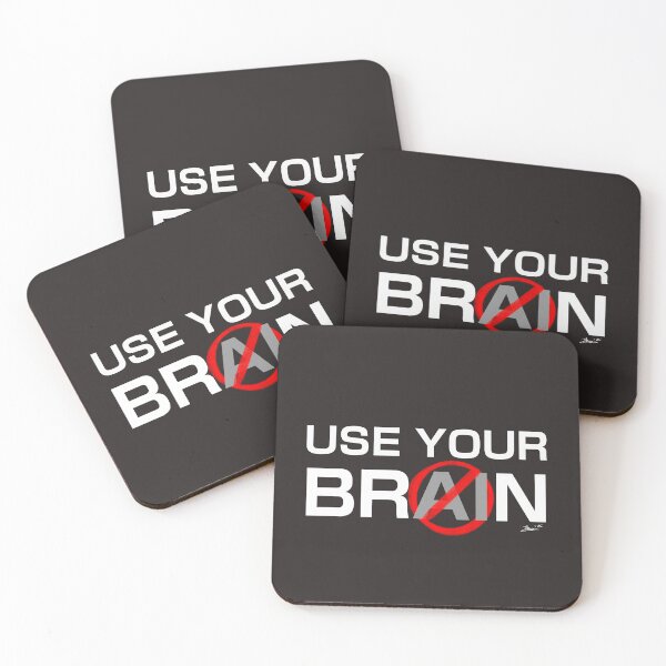 Item preview, “Use Your Brain” anti-AI design  designed and sold by safeinsane.