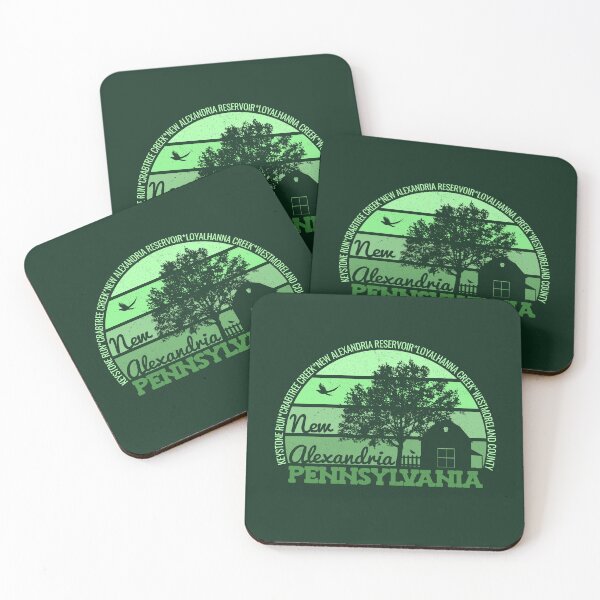 Item preview, New Alexandria Pennsylvania Sunset Retro Vintage Local Pride Logo designed and sold by CRHPOD20.