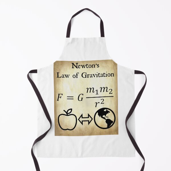 Item preview, Nerdy Vintage  Newton's Law of Gravitation Equation Math Science Teacher Black Text Parchment designed and sold by MathWare MathClips.