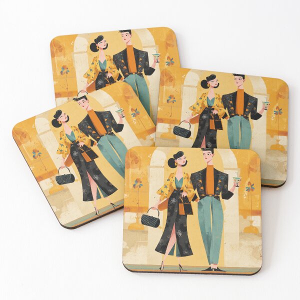 Item preview, A Retro Milan Fashion Scene 1 designed and sold by Pennello d'Oro.