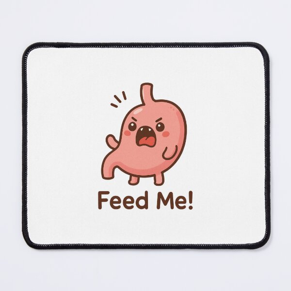 Item preview, Feed Me! — Kawaii Hungry Stomach Monster designed and sold by Dream Machine.