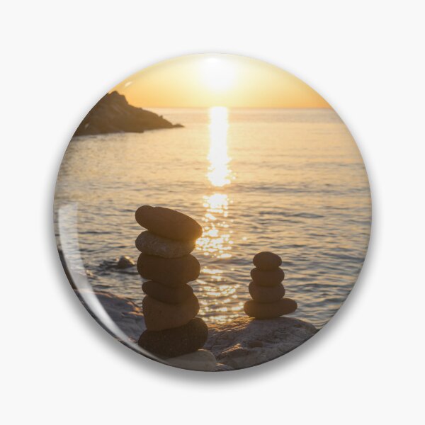 Item preview, Serene Sunrise Over Rock Stacks designed and sold by Georgia Mizuleva.