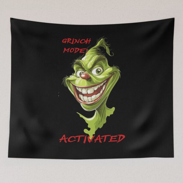 Item preview, Grinch Mode Activated – Funny Christmas Attitude Design designed and sold by NoemiDonaldson.