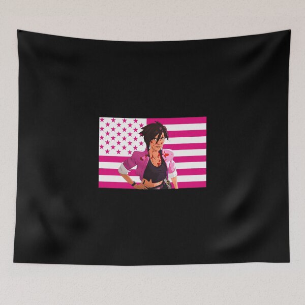 Item preview, Invisigal Dispatch Game Pink Flag designed and sold by JaquelinDach.