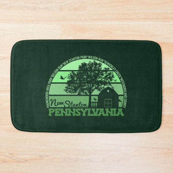 Item preview, New Stanton Pennsylvania Sunset Retro Vintage Local Pride Logo designed and sold by CRHPOD20.