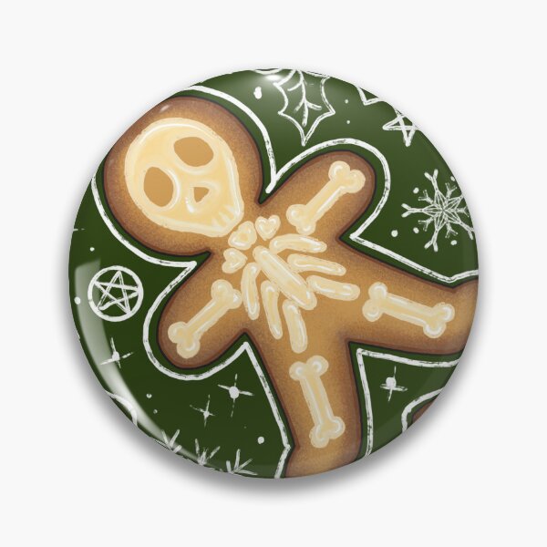 Item preview, Merry Hexmas - Gingerbread Skeleton 2.0 Green designed and sold by Neon-Harvest.