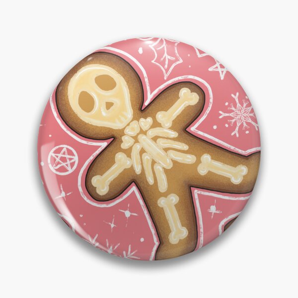 Item preview, Merry Hexmas - Gingerbread Skeleton 2.0 Pink designed and sold by Neon-Harvest.