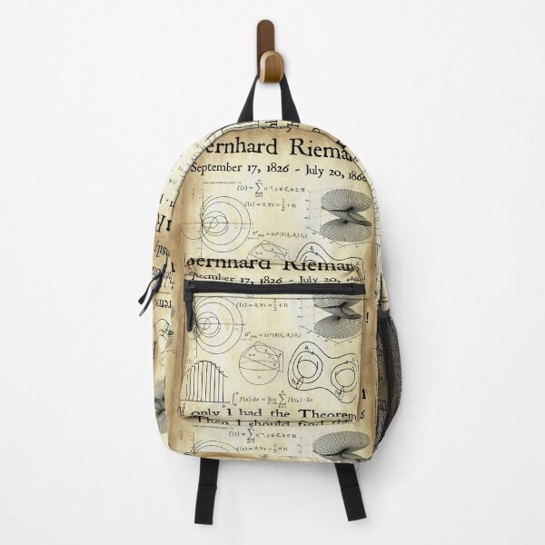 Item preview, Nerdy Vintage Bernhard Riemann I Only I had the Theorems Math Science Teacher Black Text Parchment designed and sold by MathWare MathClips.