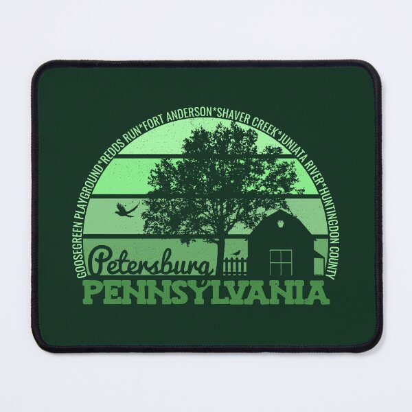 Item preview, Petersburg Pennsylvania Sunset Retro Vintage Local Pride Logo designed and sold by CRHPOD20.
